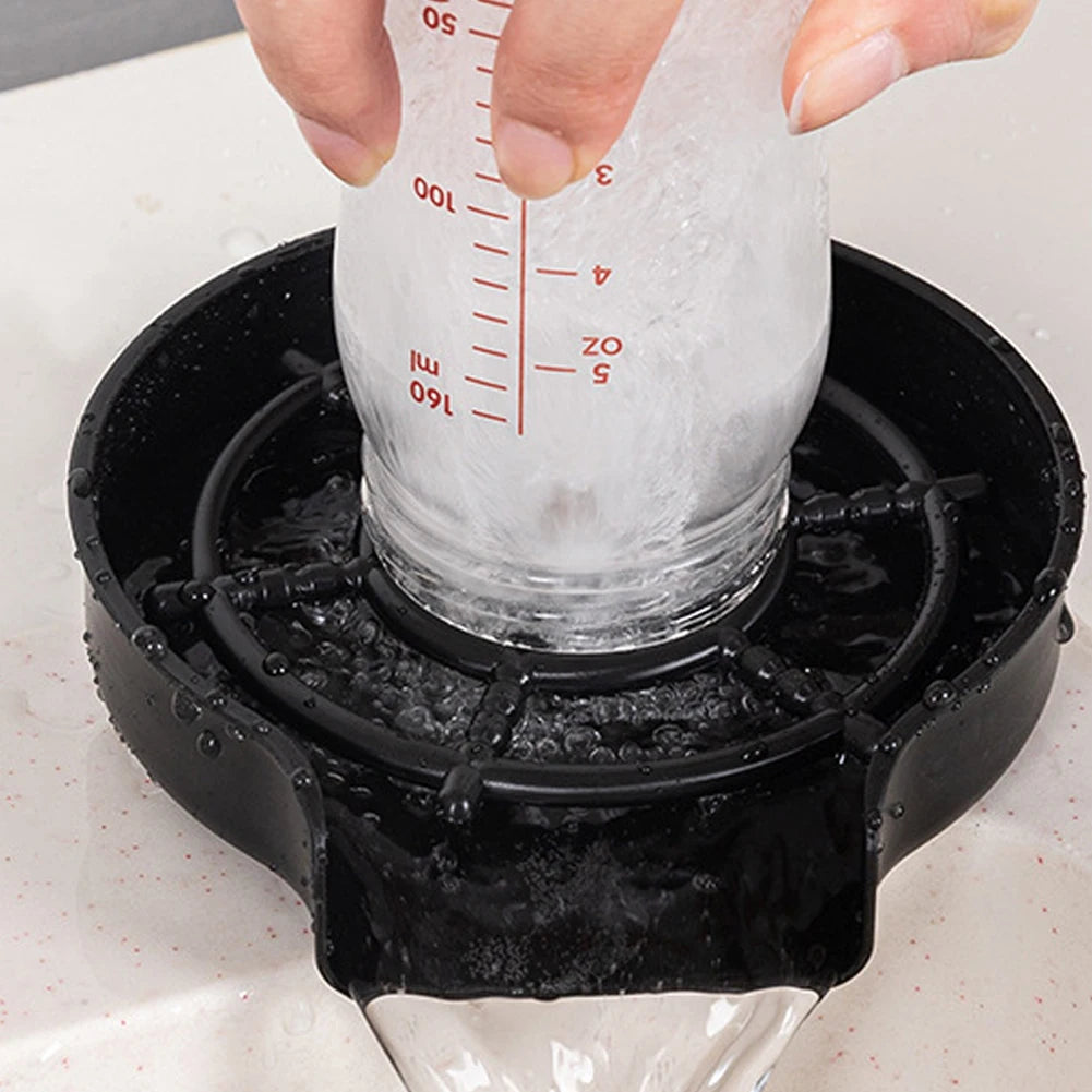 Automatic Glass Rinser High Pressure Cup Washer Faucet Glass Rinser Automatic Glass Cup Washer for Kitchen Sink